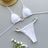 Litlookz Studio White Bikini Set, view 2