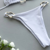 Litlookz Studio White Bikini Set, view 6