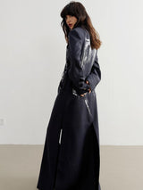 Litlookz Studio White Distressed Long Blazer, view 4
