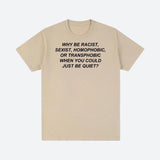 Litlookz Studio Why Be Racist Tee, view 4