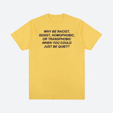 Litlookz Studio Why Be Racist Tee, view 5