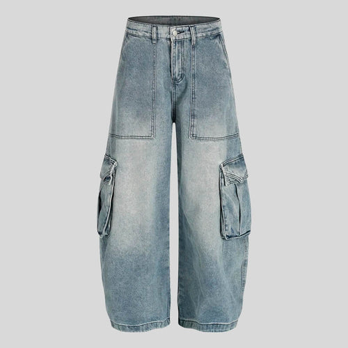 Litlookz Studio Wide Leg Cargo Jeans