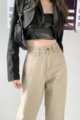 Litlookz Studio Wide Leg High Waist Casual Jeans, view 2