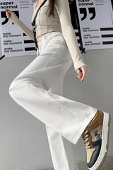 Litlookz Studio Wide Leg High Waist Casual Jeans, view 6
