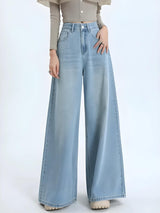 Litlookz Studio Wide Leg Regular Waist Jeans, view 6