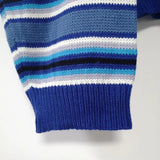 Litlookz Studio Wide Sleeved Striped Knitted Sweater, view 6