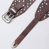Litlookz Studio Wide Studded Western Belt, view 6