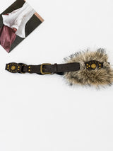 Litlookz Studio Wild Fur Belt, view 2