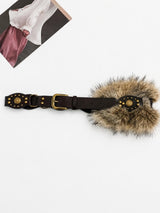 Litlookz Studio Wild Fur Belt, view 3