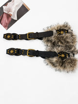 Litlookz Studio Wild Fur Belt, view 4