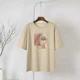 Litlookz Studio Woman Face Minimal Tee, view 2