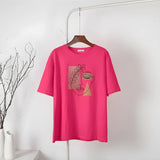 Litlookz Studio Woman Face Minimal Tee, view 6
