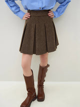 Litlookz Studio Wool Blazer Jacket & Mini Skirt Two Piece Set, view 5