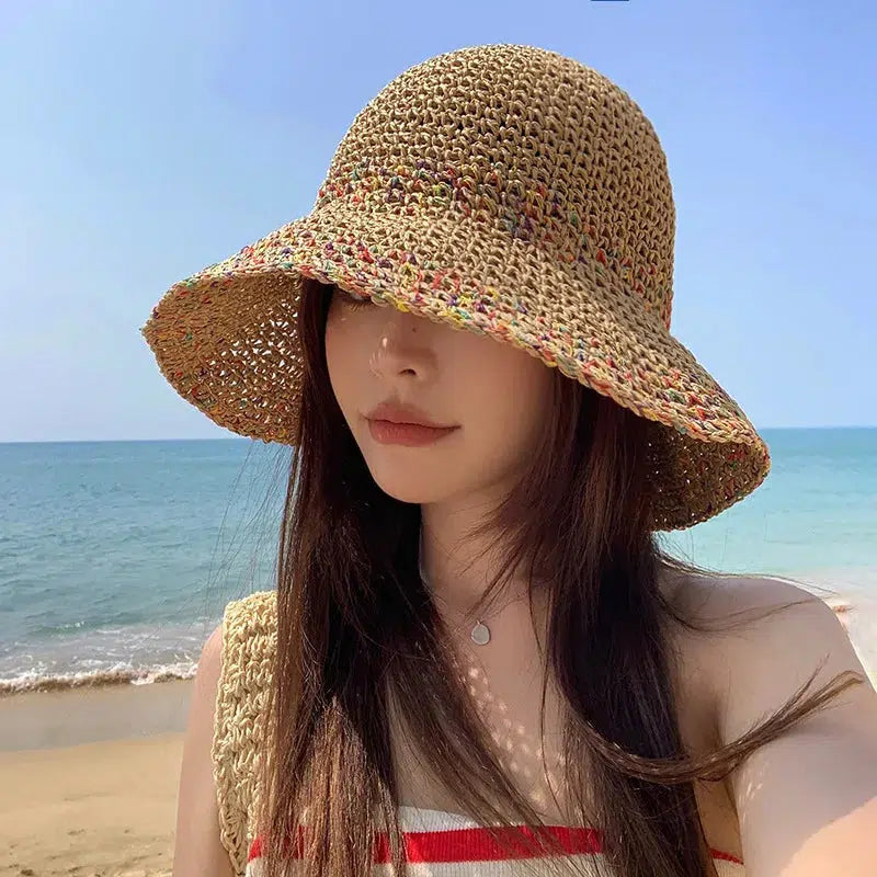 Litlookz Studio Woven Straw Bucket Hat