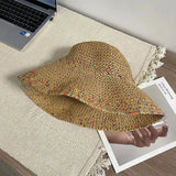 Litlookz Studio Woven Straw Bucket Hat, view 5