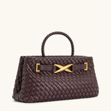 Litlookz Studio Woven Top Handle Bag, view 4