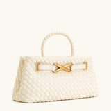 Litlookz Studio Woven Top Handle Bag, view 5