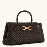 Litlookz Studio Woven Top Handle Bag, view 6
