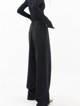 Litlookz Studio Wrap Front Wide Leg Pants, view 4