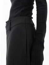 Litlookz Studio Wrap Front Wide Leg Pants, view 6