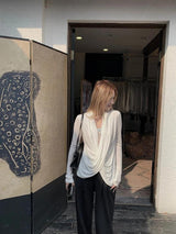 Litlookz Studio Wrap Lace Blouse, view 5
