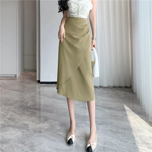 Litlookz Studio Wrap Midi Skirt