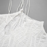 Litlookz Studio Wrinkled Lace Up Mini Dress, view 4
