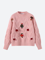 Litlookz Studio Xmas Figures Sweater, view 2