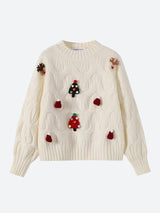 Litlookz Studio Xmas Figures Sweater, view 3