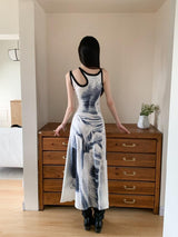 Litlookz Studio Y2K Abstract Maxi Dress, view 2