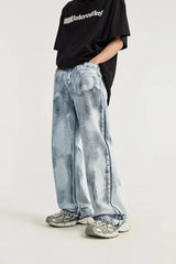 Litlookz Studio Y2K Acid Wash Jeans, view 3