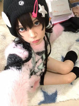 Litlookz Studio Y2K Aesthetic Fuzzy Sweater, view 4