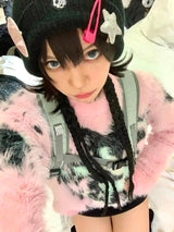 Litlookz Studio Y2K Aesthetic Fuzzy Sweater, view 5
