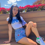 Litlookz Studio Y2K Angel Crop Top, view 2