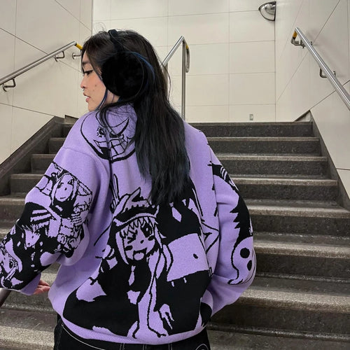 Litlookz Studio Anime Knitted Sweater