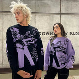 Litlookz Studio Anime Knitted Sweater, view 3