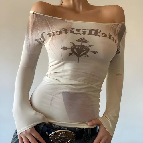 Litlookz Studio Y2K Ante Distrad Top