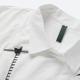 Litlookz Studio Y2K Artsy White Shirt, view 3