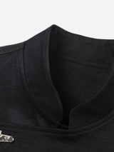 Litlookz Studio Y2K Asymmetric Frog Button Jacket, view 5