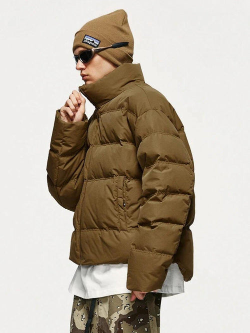 Litlookz Studio Y2K Asymmetric Puffer Jacket