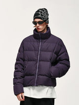 Litlookz Studio Y2K Asymmetric Puffer Jacket, view 3