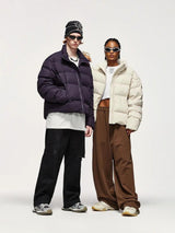Litlookz Studio Y2K Asymmetric Puffer Jacket, view 6