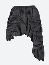 Litlookz Studio Y2K Asymmetric Ruched Mini Skirt, view 3