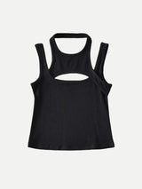 Litlookz Studio Y2K Asymmetric Tank Top, view 5