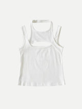 Litlookz Studio Y2K Asymmetric Tank Top, view 6
