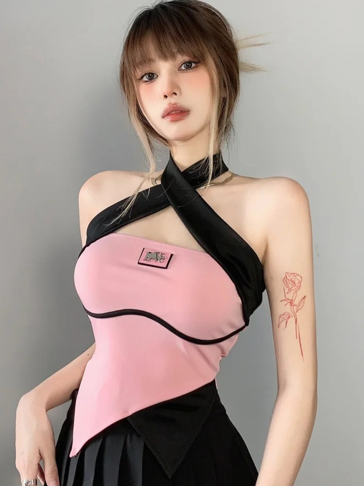 Litlookz Studio Y2K Asymmetric Top