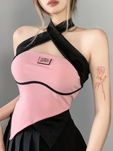 Litlookz Studio Y2K Asymmetric Top, view 3