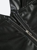 Litlookz Studio Y2K Baddie Faux Leather Crop Top, view 5