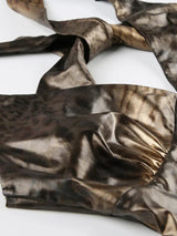 Litlookz Studio Y2K Baddie Leopard Backless Top, view 6
