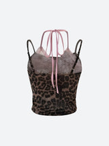 Litlookz Studio Y2K Baddie Leopard Crop Top, view 6